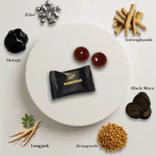 POWERPEAK™ Pure Shilajit Gummies – علكات الشيلاجيت الأصلية – 6 مكونات في 1 لنتائج مذهلة